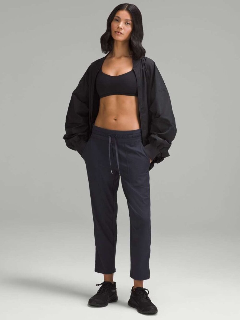 Lululemon Dance Studio Mid-Rise Cropped Pant Black Size 4